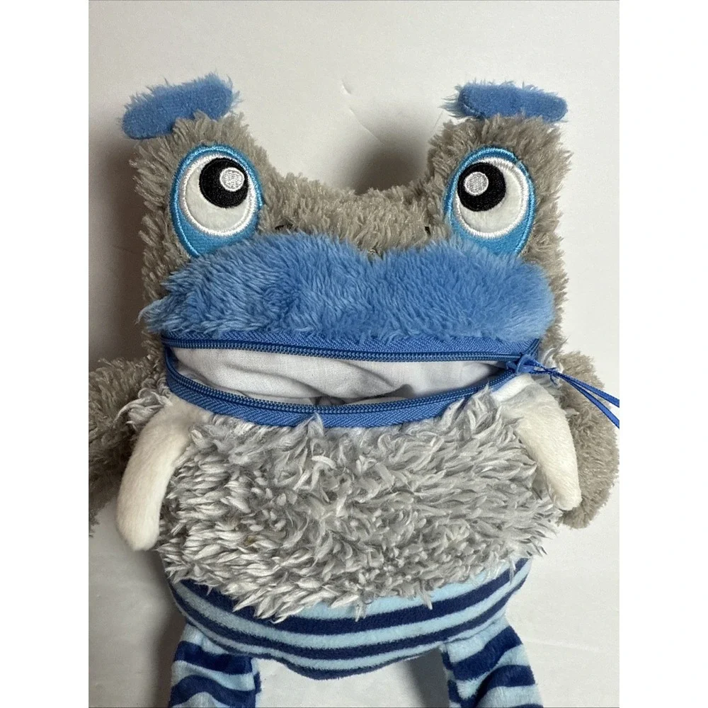 Nat and Jules Secret Keepers Walrus Plush Toy,‎ Walden Zippered Mouth Pocket